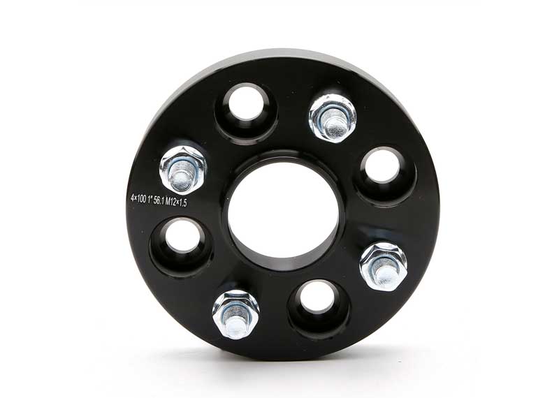1 inch Black Wheel Spacer 4x100 to 4x100 4Lug